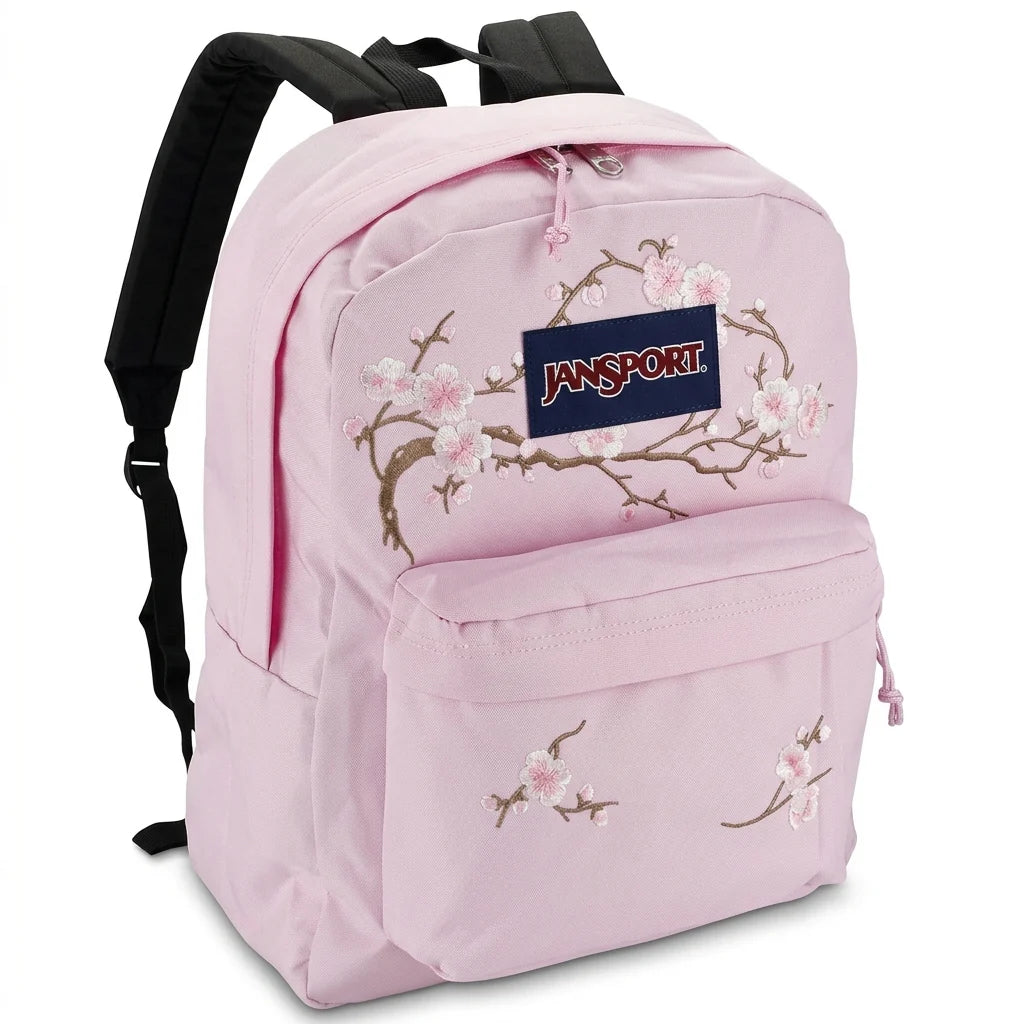 SAKURA EMBROIDERY BACKPACK