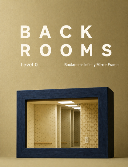 Backrooms Infinity Mirror Diorama “Level 0”